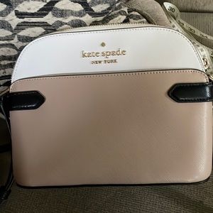 Kate Spade Tan/White small purse